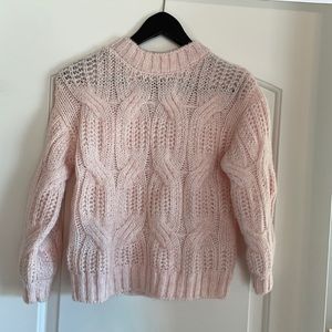 Zara light pink sweater